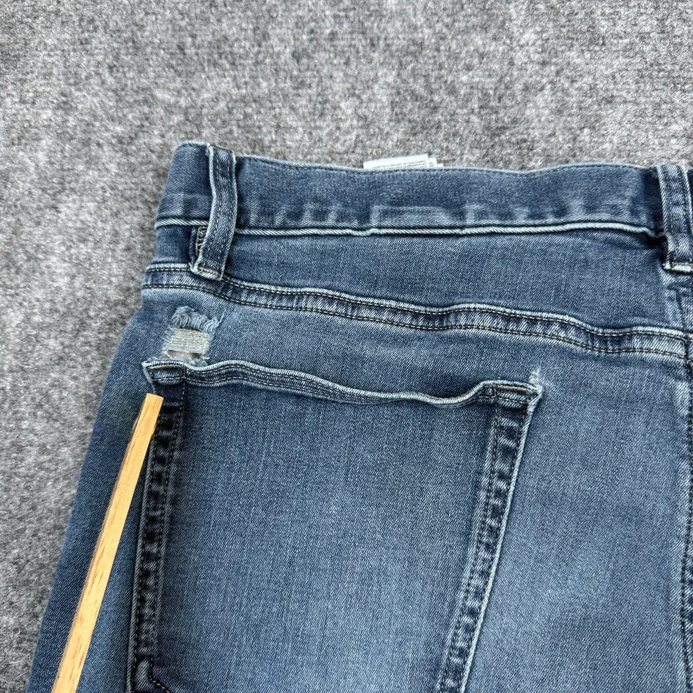 Banana Republic Men's Jeans Slim Fit Size 36x34 Blue Denim Pants FLAW